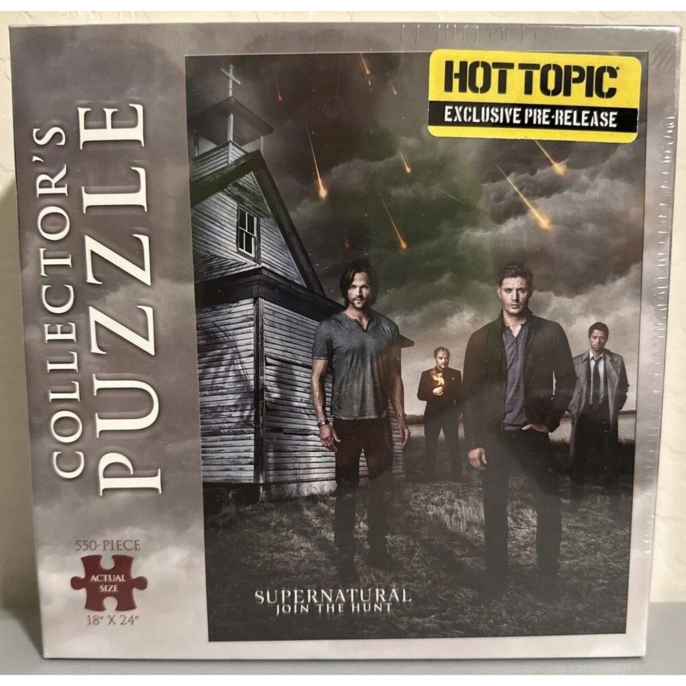 USAopoly Supernatural Collector's Puzzle 550 Pc Hot Topic Pre-Release NEW SEALED